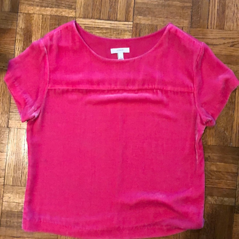 Jcrew velvet top